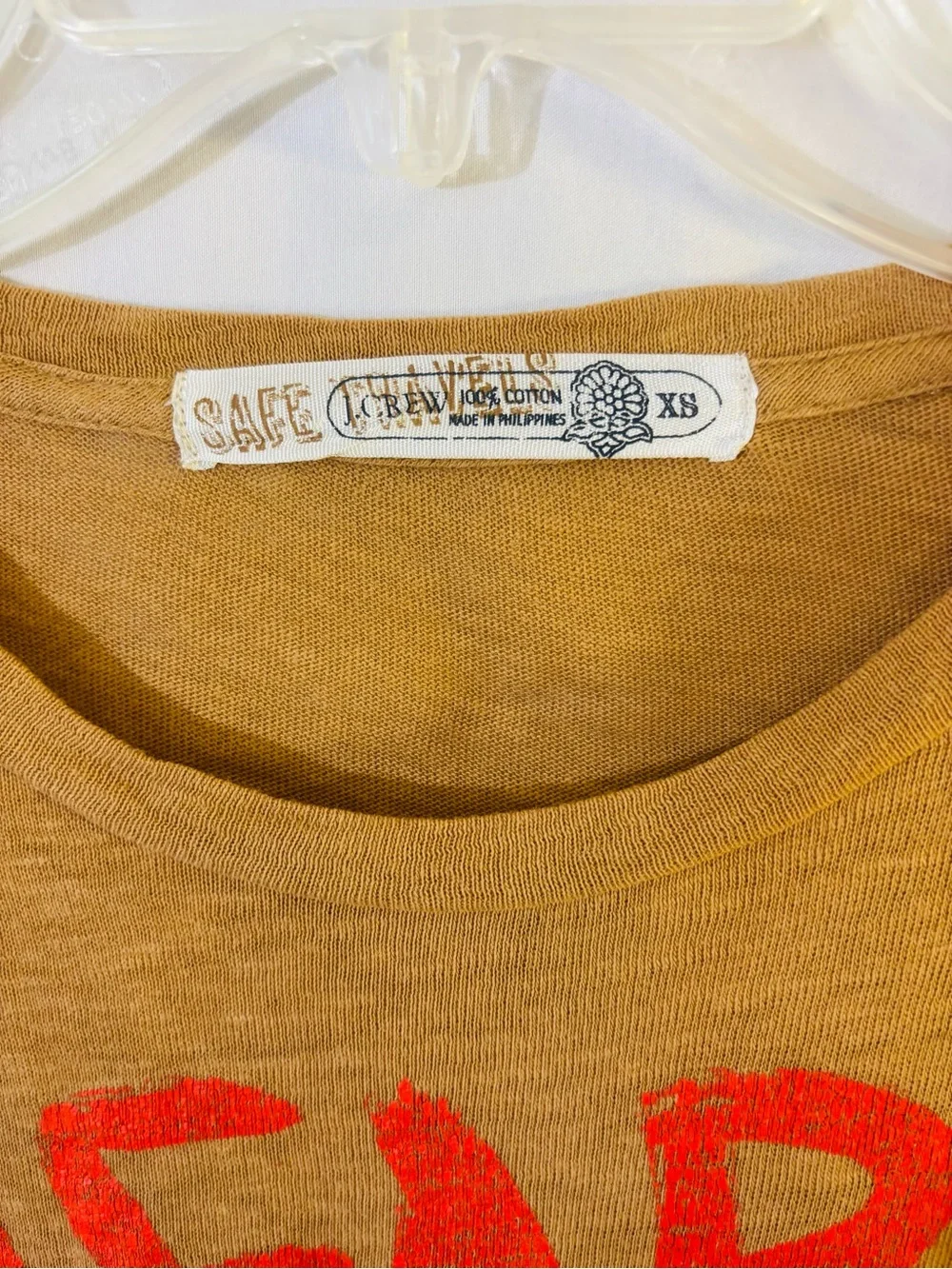 J.Crew Safari Njema Graphic Tee Slub Cotton Womens XS